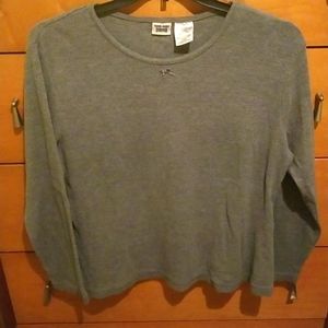 Thermal Waffle Knit Top